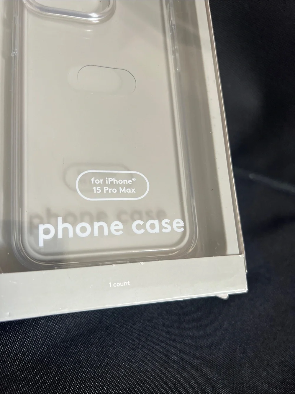 heyday Transparent Clear Phone Case with Yellow Logo for iPhone 15 Pro Max